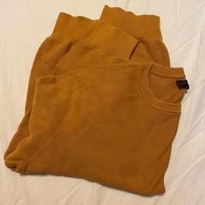 J.CREW marigold/burnt yellow sweater/top
